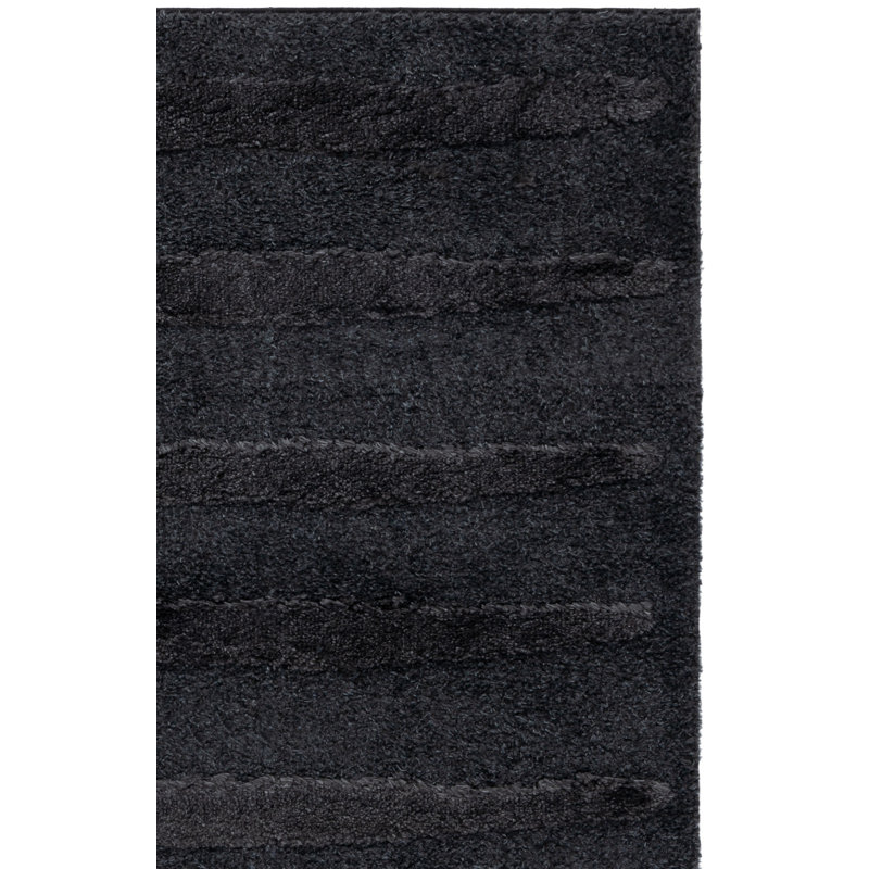 Adedapo Hi-Lo Shag Performance Solid Color Rug, Rectangle 8' x 10'