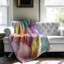 Jeté Soft Rainbow Plumes - 1 pièce Sherpa Premium-1161298861