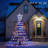 Juma 11.5ft 317 LED Star Christmas Tree Lights,8 Memory Lighting Modes&Timer Christmas Star Lights ()-1847512119