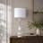 D13x32.8" Table Lamp (Requires Lamp Shade Assembly)