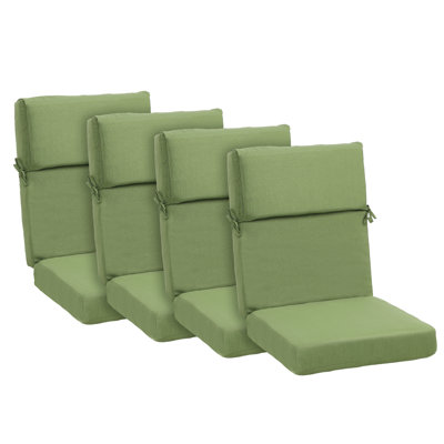 Ensemble de 4 coussins de chaise d'extérieur