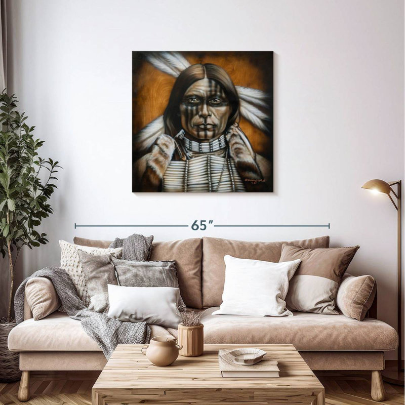 Peinture de Leisha, H 36 po x l 36 po