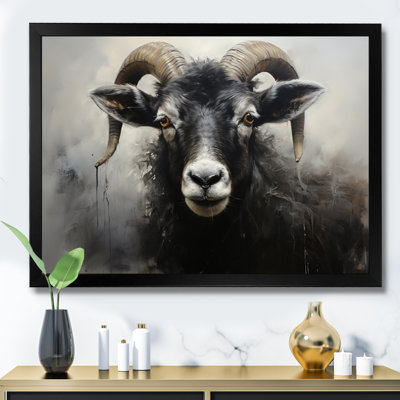 " Charcoal Sheep Beauty II "
