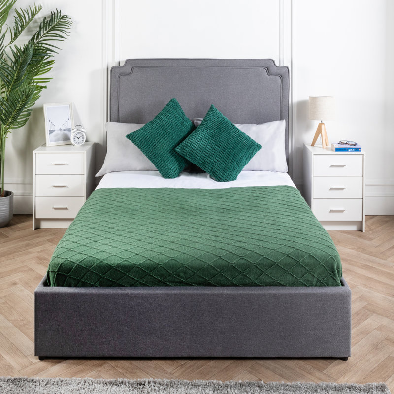 Aneesah Upholstered Ottoman Storage Bed, UK Small Double (120 x 190 cm)