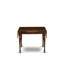 L'ensemble de 3 pièces de table de salle à manger moderne contient une table rectangulaire en bois avec Dropleaf et 2 chaises de salle à manger Parson en tissu brun, acajou-106903516-106903519-109975288