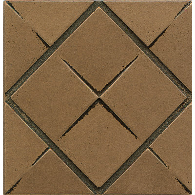Ambiance Insert Matrix City 4" x 4" Resin Tile in Bronze