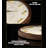 White Seashell Solid Wood Round Wall Clocks-110396038