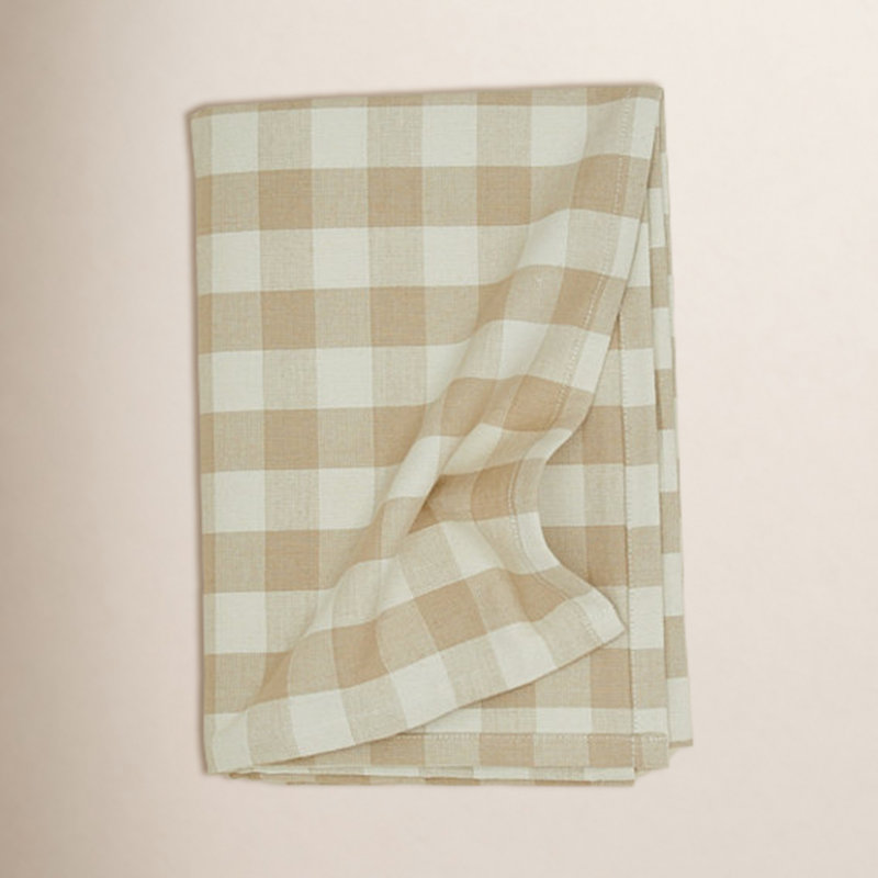 Nappe Essential Gingham, Ivoire / Lin