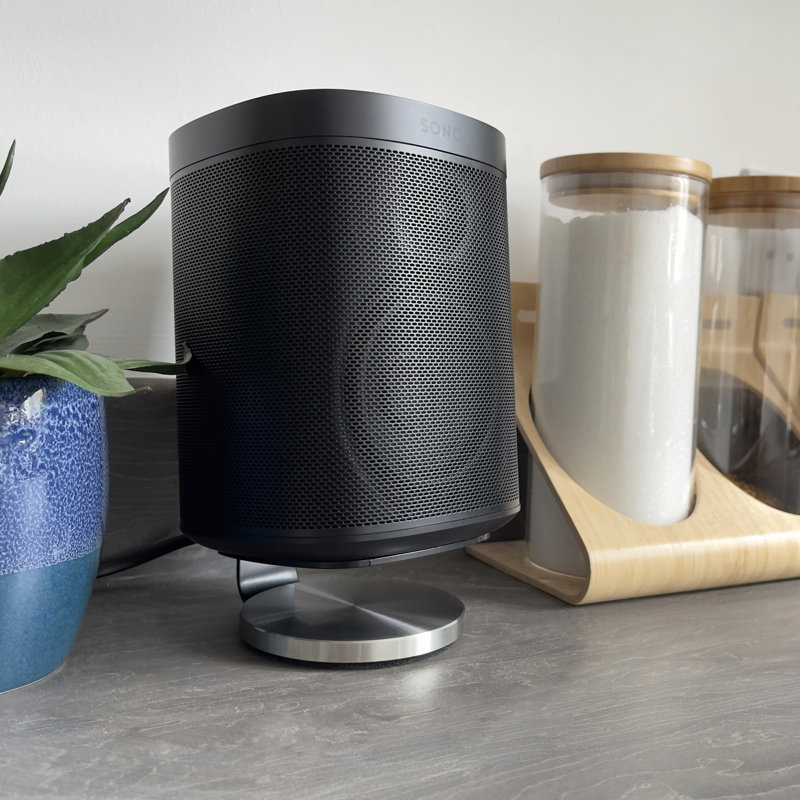Fixed Height Sonos Speaker Stand, Black