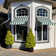 Awntech Charleston Acrylic Fabric Awning with Iron Scroll Arms