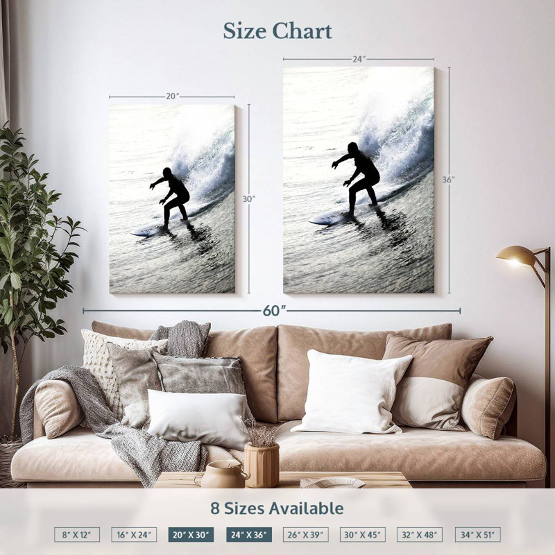 Sireci Shadow Surfer, 36" H x 24" W