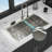 33"X22"X10" Topmount Drop - In Kitchen Sink, 16 Gauge T304 Stainless Steel Double Bowl  60/40 , Brushed Nickel, X Shaped Drain For Easy Maintenance, R10 Rounded Corner, Thick Coating, 3Mm Pad,