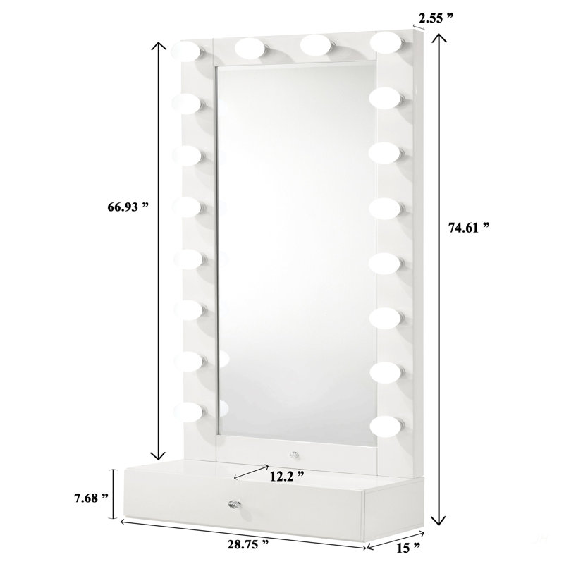 Meuble-lavabo 1 pièce avec miroir et miroir