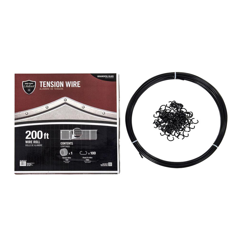 Yardgard Select 17.5-in Black Steel Tension Wire For Metal Fence