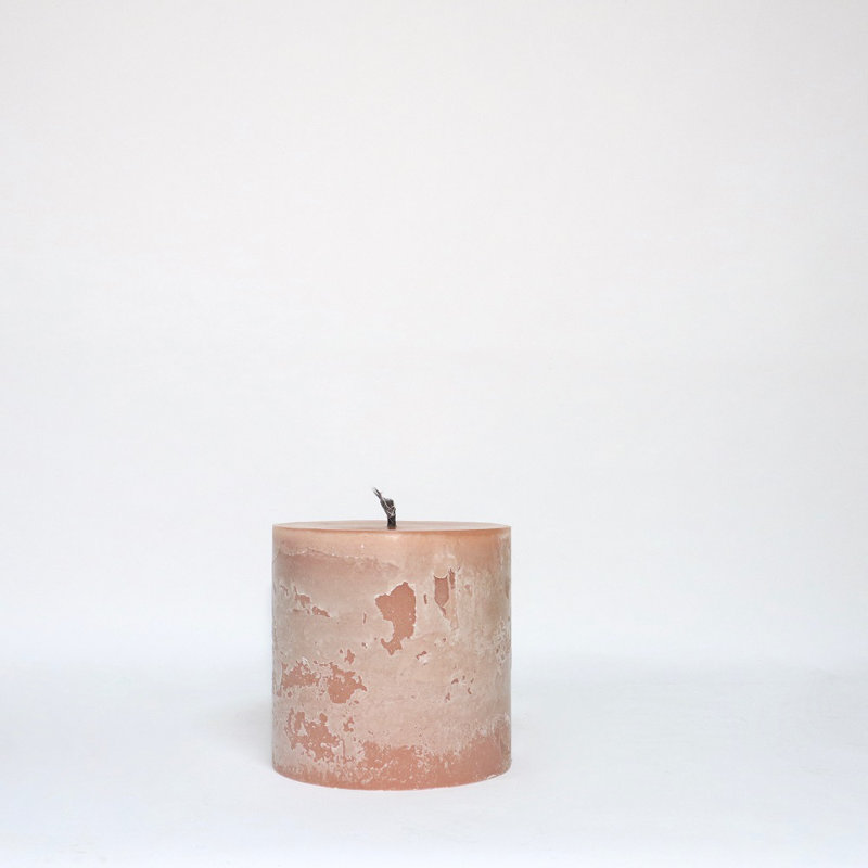 Unscented Pillar Candle, Brique