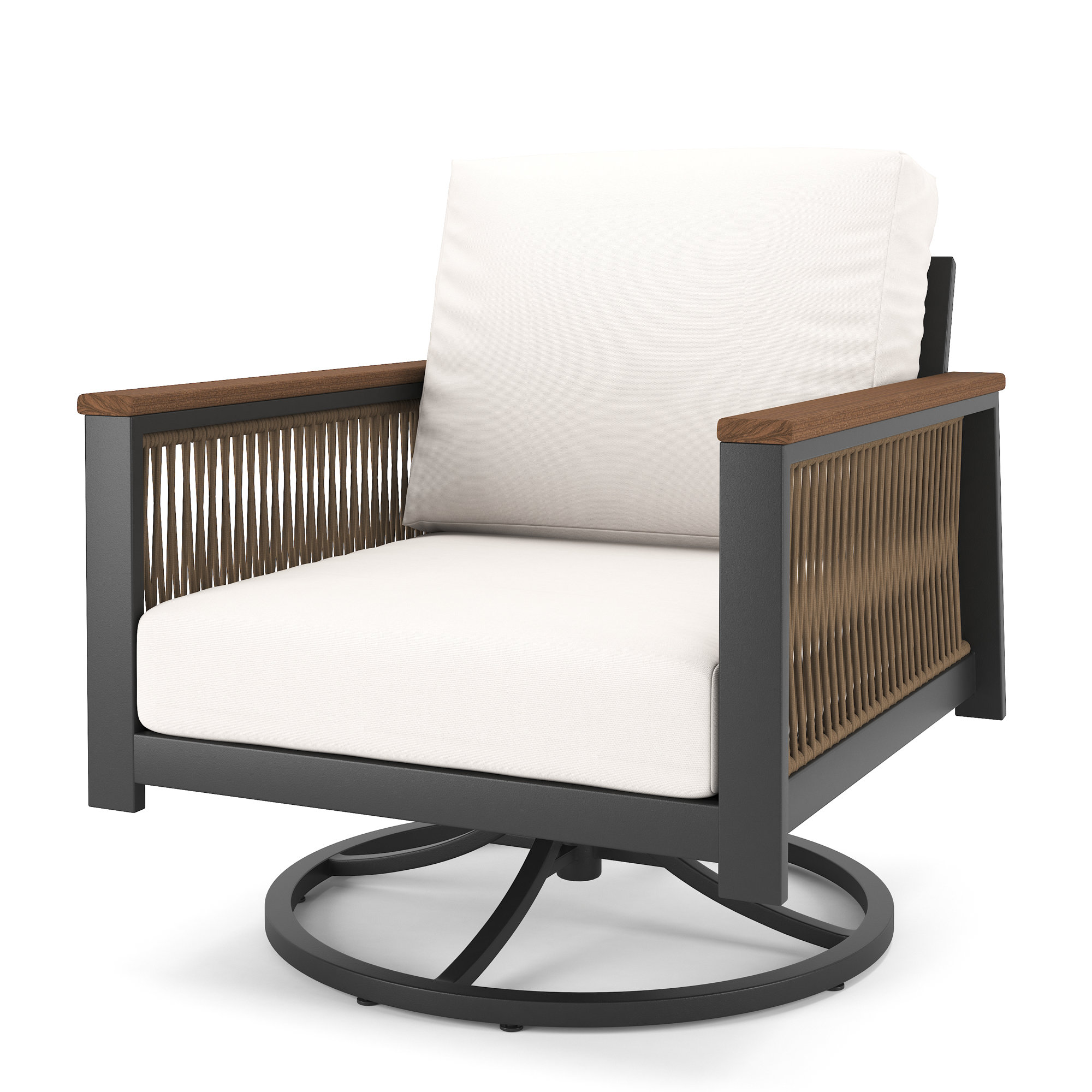 Townsend Patio Chair with Sunbrella® Cushions, Canvas White Sunbrella® Canvas