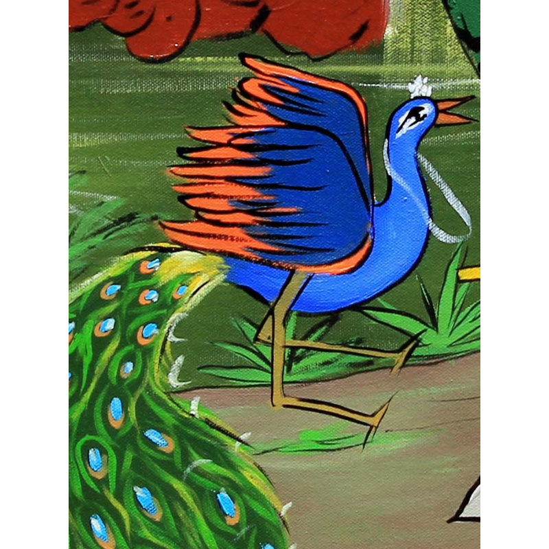 The Divine Connections | Acrylique sur toile | Par Chetan Katinagar