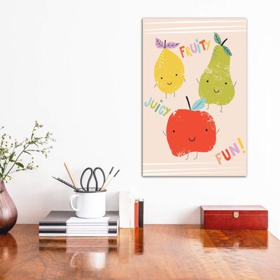 «Fruit Fun I» par Caroline Alfreds - impression d'art graphique