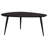 Xander Black Triangular Solid Wood Coffee Table