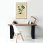 «Blue Flower» par Art Licensing Studio, art mural sur toile-855922869