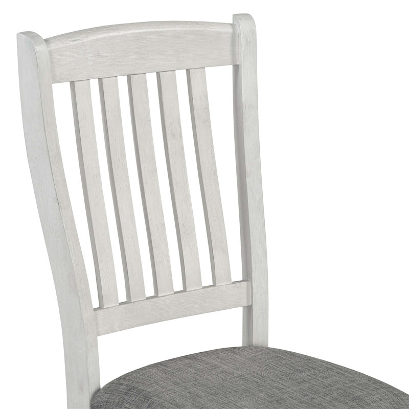 Ensemble de table de salle à manger 7 pièces pour 6 personnes avec chaises rembourrées confortables, table de salle à manger en bois avec des pieds en forme uniques pour la cuisine et la salle à manger