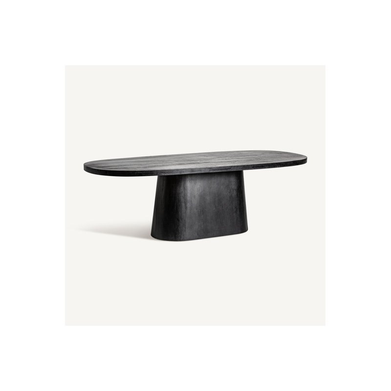 Oval Solid Wood Dining Table