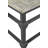 Coldiron Solid Wood Top Single Coffee Table