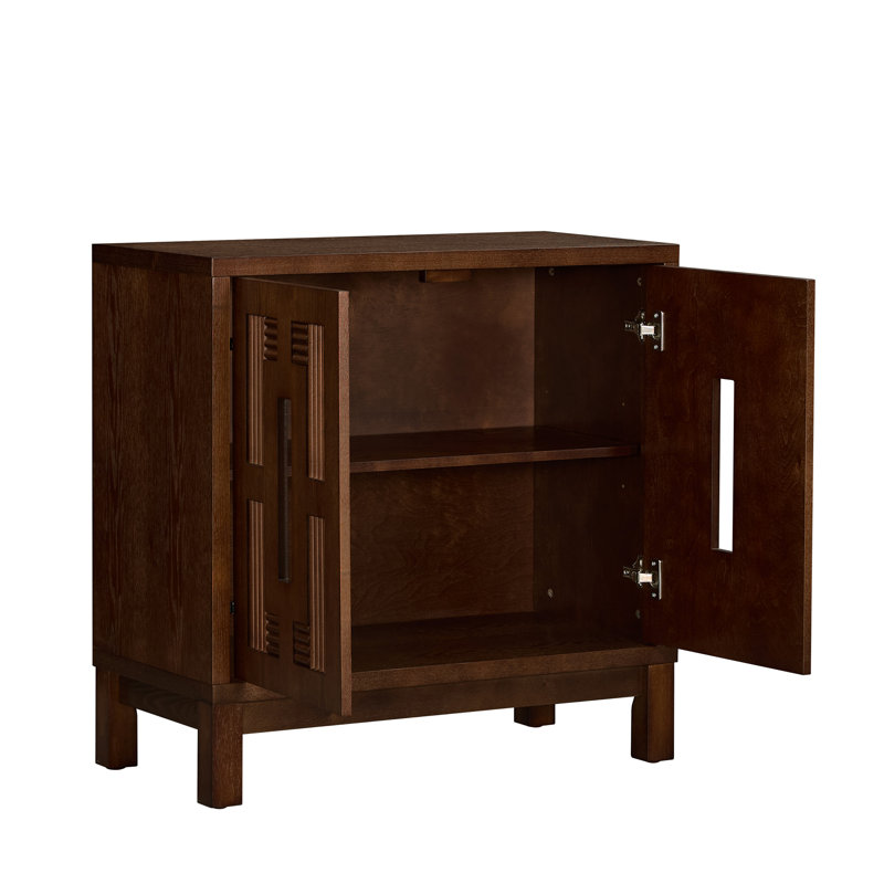 Buffet 31,5 po Mid Century Modern, Dark Brown