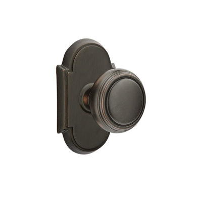 Ensemble de boutons Emtek avec rosette n ° 8 et bouton Norwich