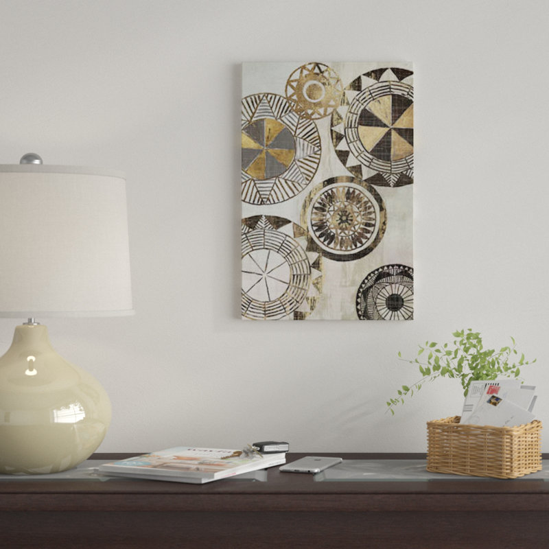 « africain rings i », impression sur toile, H 60 po x l 40po x P 1,5 po