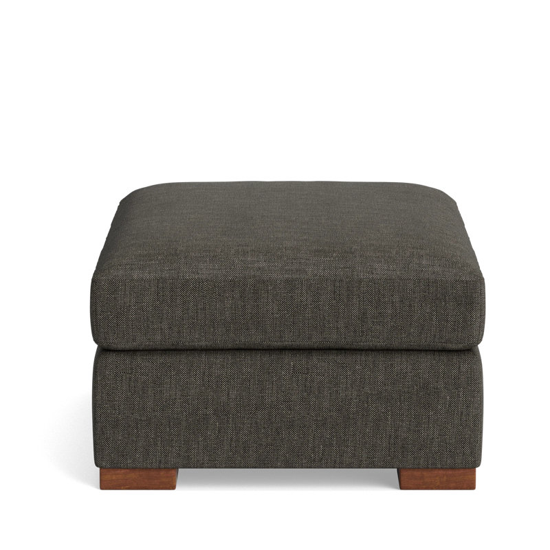 Couch Potato Ottoman, Performance Weave - Onyx