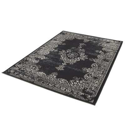Bacall Structural Flatweave Natural Worn look Rug