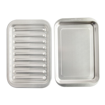 Nordic Ware 15" Non-Stick Aluminum Broiler Pan