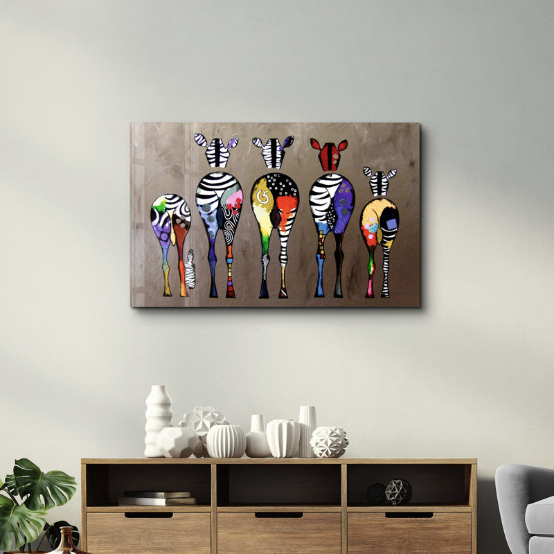 Lekeya Elegant Tempered Glass Wall Art Painting, 13.8 x 21.7 inches | 100% Tempered Glass, Thickness: 0.16 inches | UV Printed for Vibrant Colors | Perfect for Home Decor, Living Room, & Office Spaces