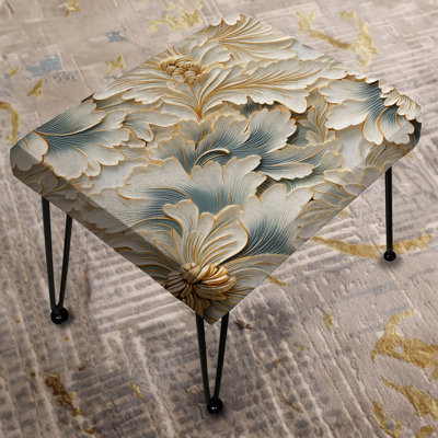 Beige Frosty Drift Experience - Marble Rectangle Ottoman