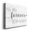 «Forever My Always», reproduction d'art textuel sur toile tendue-1977700823