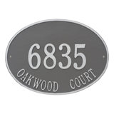 Hawthorne 2-Line Wall Address Plaque