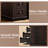 3 Drawers End Tables with Storage and Built-in Outlets for Living Room-1184331663-1184331378