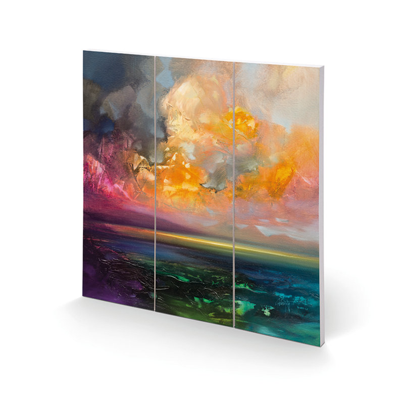 Isle Of Jura Emerges by Scott Naismith - No Frame Painting on Wood