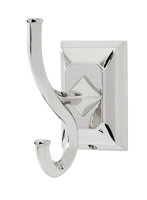 Single Robe Hook, Polished Chrome