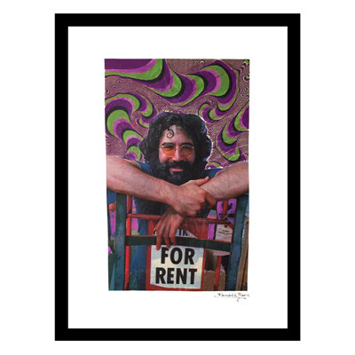 Jerry Garcia Grateful Dead - impression encadrée