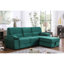 Canapé-lit modulaire réversible en tissu de velours réversible 97,5 po Kipling-1639514668