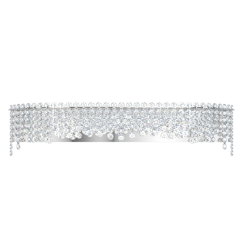 Chantant 6 - Light Flush Mounted Sconce, Heritage Clear Crystal