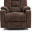 Upholstered Heated Massage Chair-1558642891