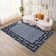 Coll Abstract Machine Printed Area Rug