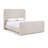 Fira Daliah Linen Textured Fabric Upholstered Bed-2026383425-2026383480