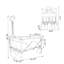 Chariot pliable de chariot pliable 440Lbs
