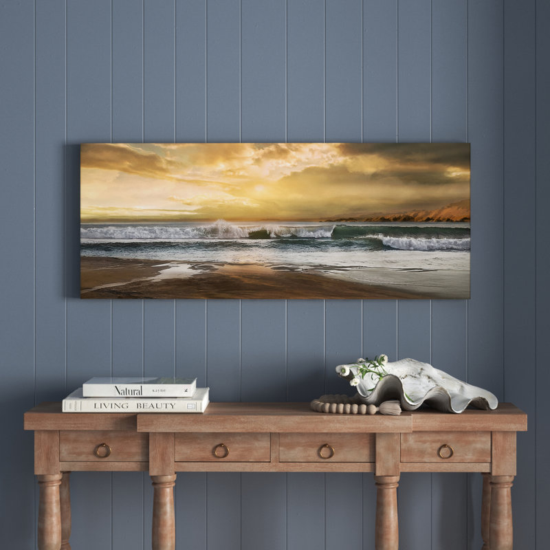 « New Dawn » par Carol Robinson - reproduction de photo sur toile, H 12 po x l 30 po x P 1,5 po