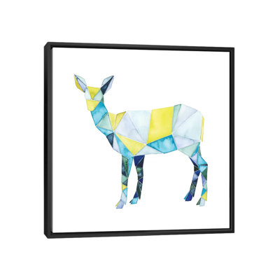 « geo animal ii », peinture sur toile tendue
