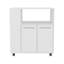 Chariot d'armoire à deux portes avec quatre tablettes, tablettes latérales, armoire et rangement pour la cuisine-128970431